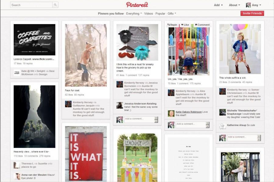 Features Editor Amy Munnekes Pinterest board reflects her varied interests and her followers responses.
