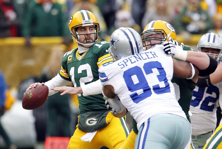 Aaron Rodgers,Anthony Spencer