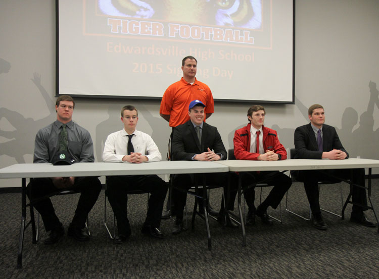 Five Tigers Pursue Football Collegiately