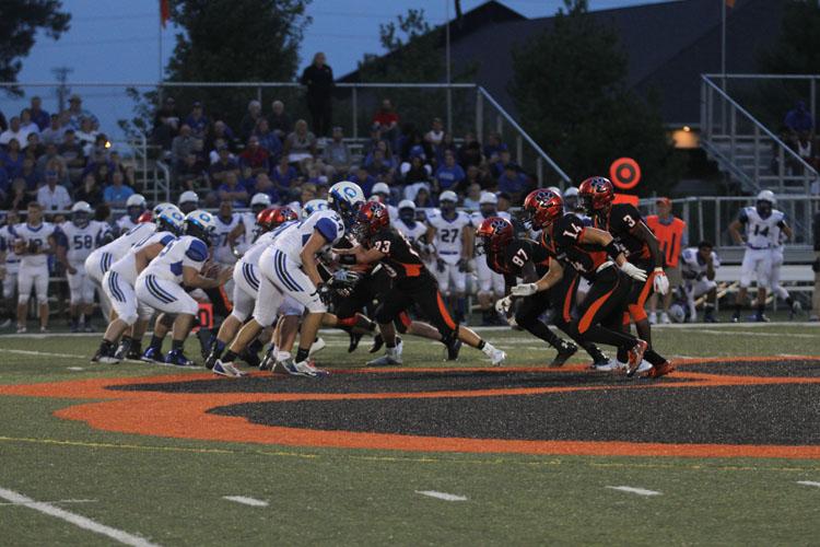 The+Tigers+defeated+Quincy+30-10+to+open+their+season+at+1-0.+The+Tigers+are+now+ranked+fifth+in+the+State+in+the+AP+Poll.+