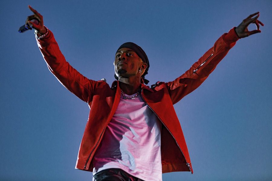 Carti performs at Travis Scott's Astroworld Festival, 2019. Courtesy of AP Images