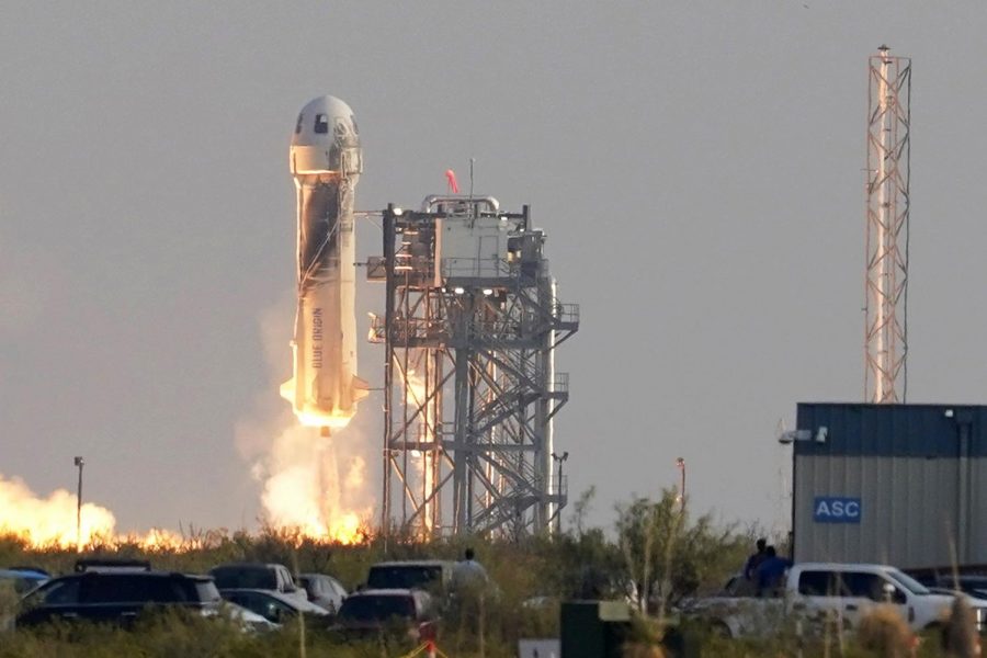 Jeff Bezos' Blue Origin rocket was launched June 20. The Amazon founder hopes to start an industry of space tourism.