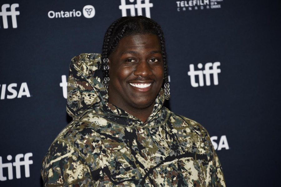 Lil Yacthy smiling on day one of Toronto Films Festival on Sept. 8, 2022 
