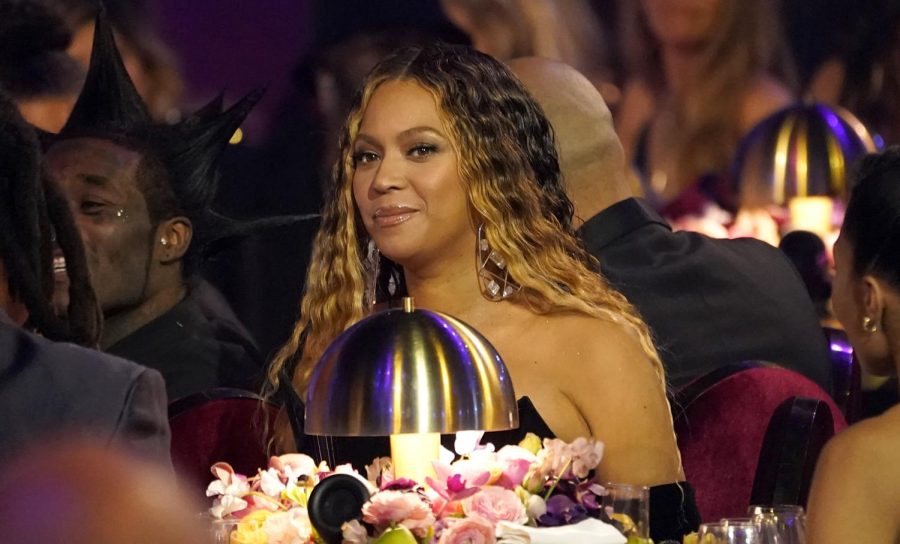 Beyonce appears in the audience at the 65th annual Grammy Awards on Sunday, Feb. 5, 2023, in Los Angeles.