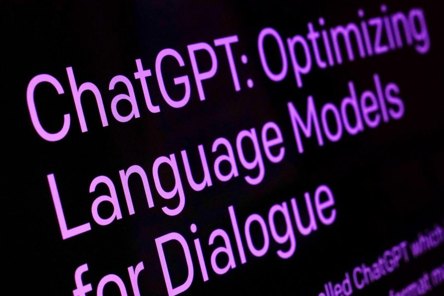 Text from the ChatGPT page of the OpenAI website is shown in this photo, in New York, Feb. 2, 2023. The latest folding smartphones, immersive metaverse experiences, AI-powered chatbot avatars and other eye-catching technology are set to wow visitors at the annual MWC wireless trade fair. The four-day show, also known as Mobile World Congress, kicks off Monday in a vast Barcelona conference center. It's the world’s biggest and most influential meeting for the mobile tech industry.