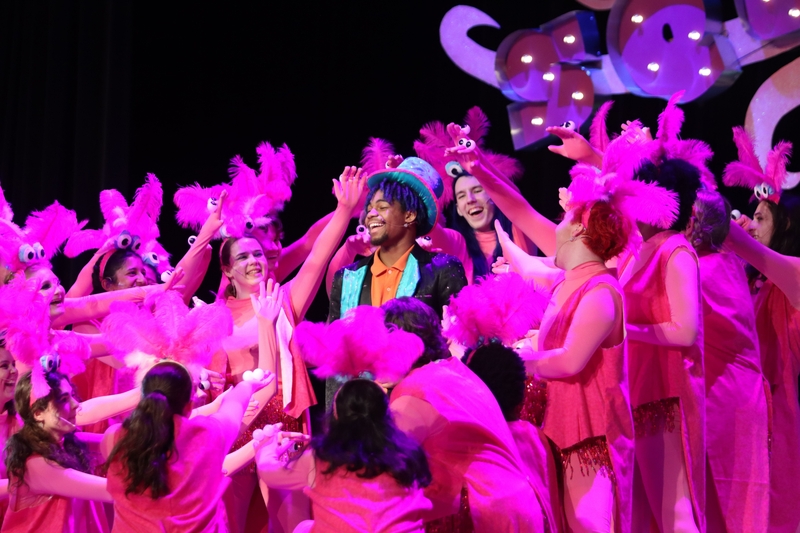 Chris Fuller playing Squidward in last year's production of Spongebob.