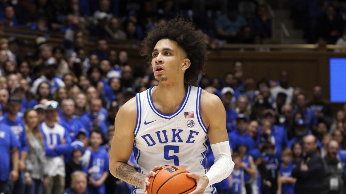 Duke+point+guard%2C+Tyrese+Proctor%2C+looks+to+shoot+in+a+Dec.+30+game.