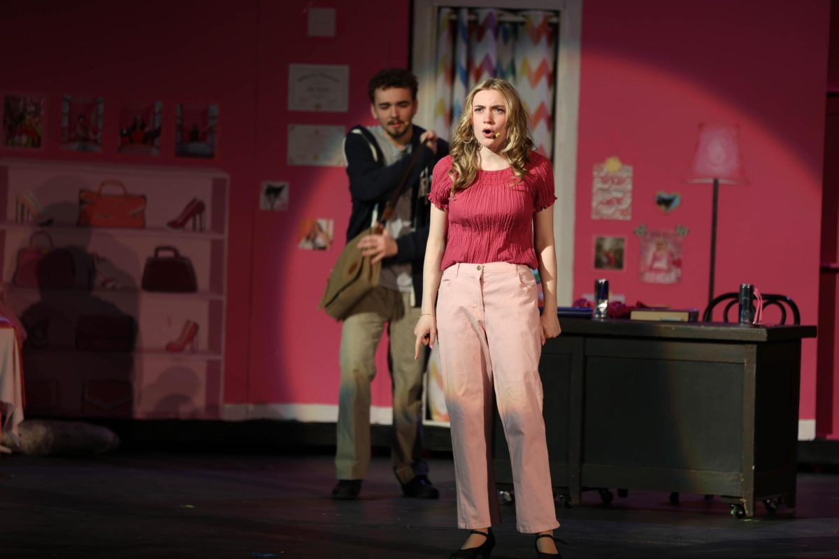 Senior Sydney Andrews plays the part of Elle Woods in Legally Blonde.